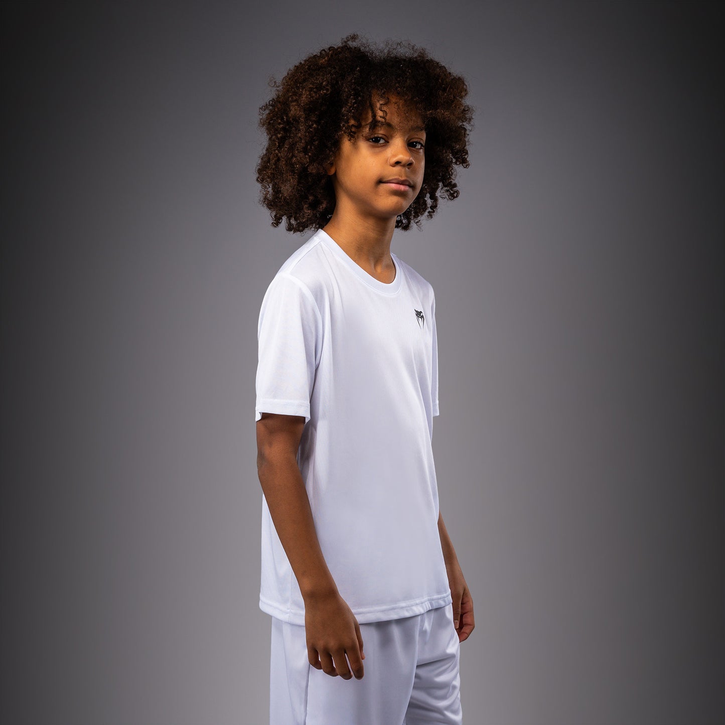 Venum Lineup Youth Performance Short Sleeve T-Shirt - White/Black
