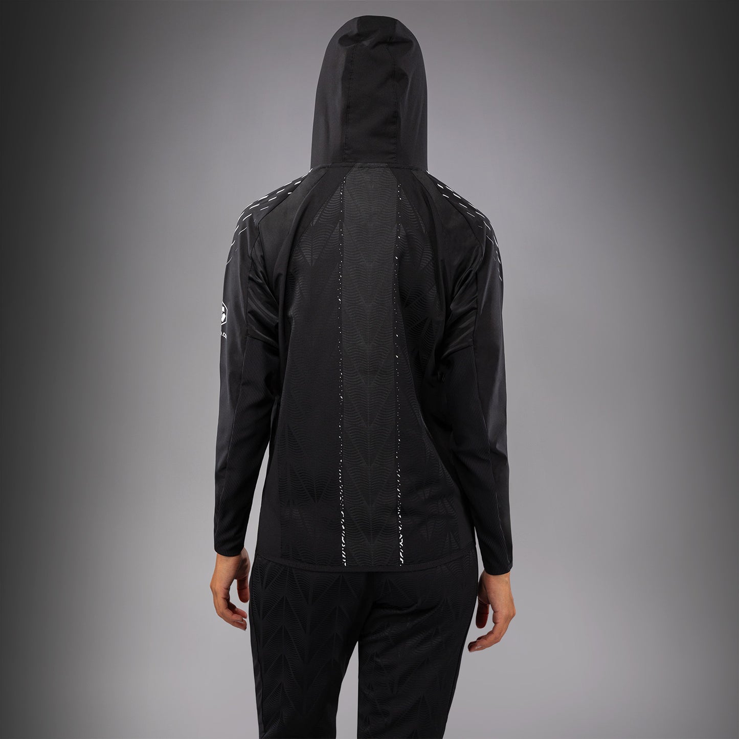 Women's UFC Zenith by Venum Black Authentic Fight Night Walkout Hoodie Personalized