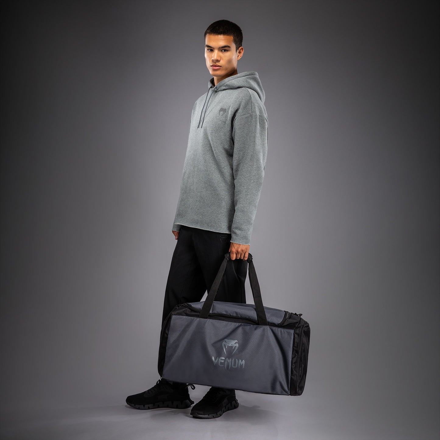 Venum Essential Sports Bags (61L) - Grey/Black