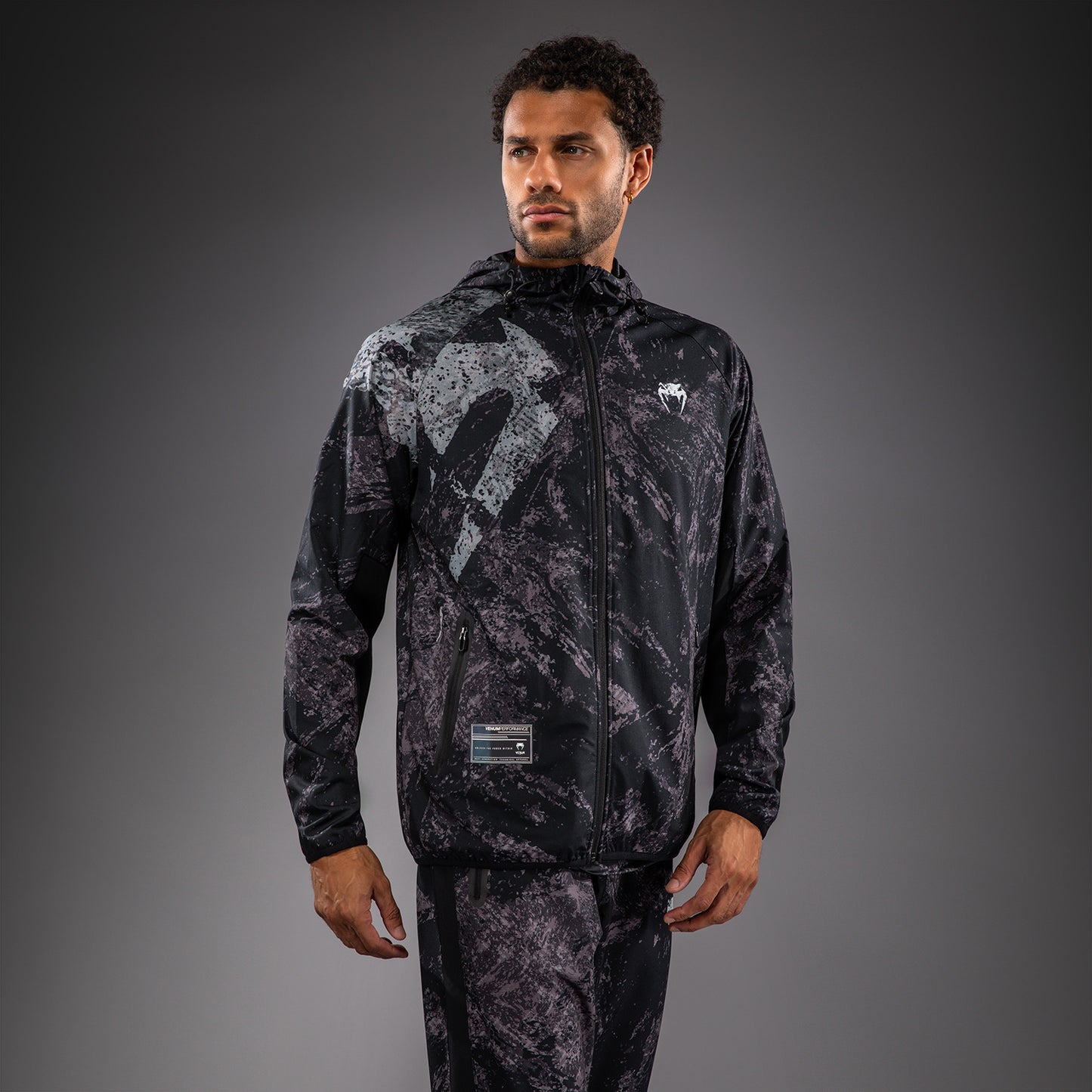 Venum Rage & Workout Track Jacket - Black/Grey
