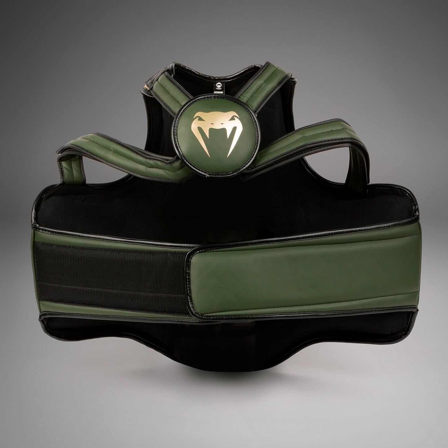 Venum Pro Boxing Body Protector Khaki/Gold - Main Image
