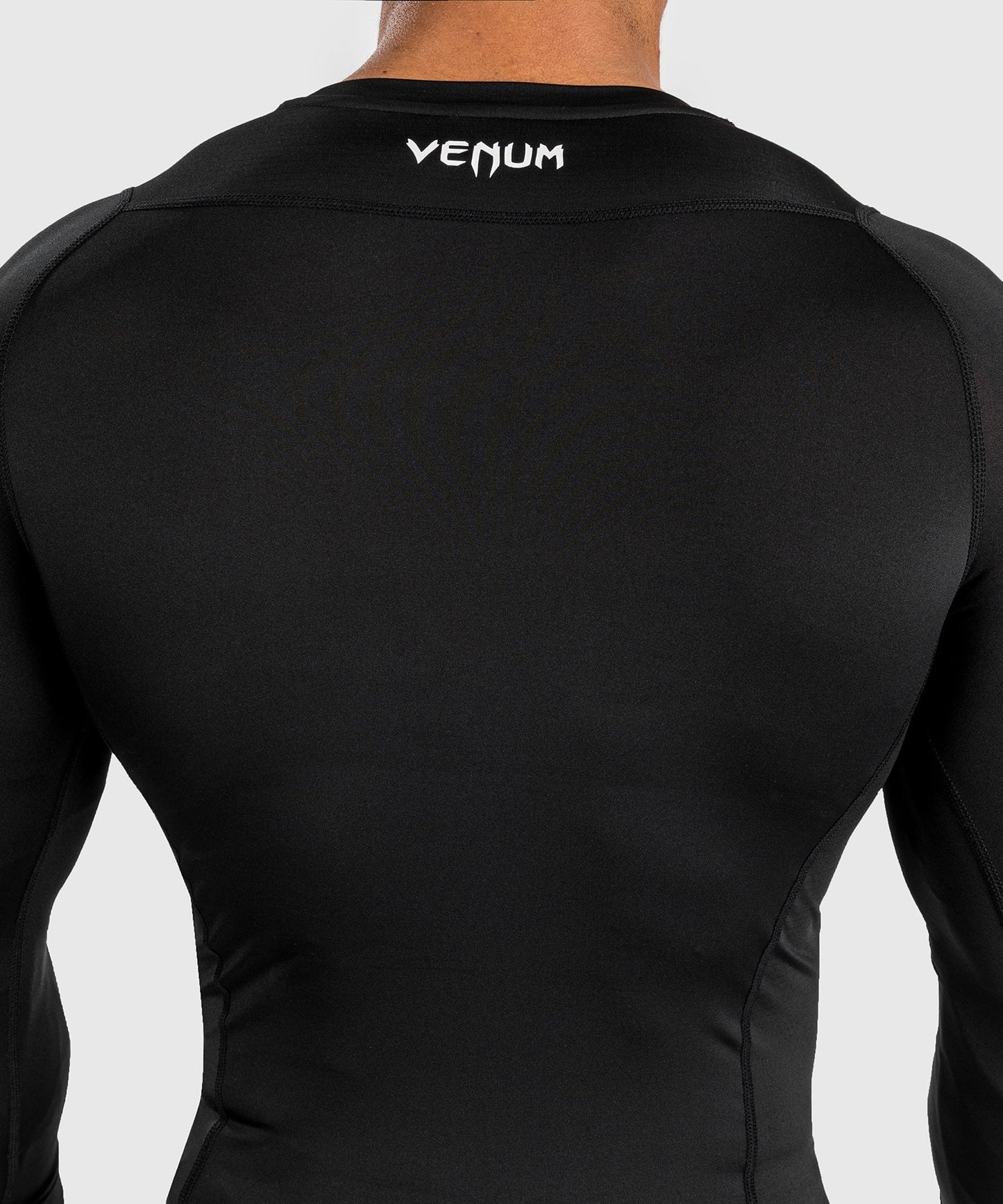 Venum Attack Men's Long Sleeve Rashguard - Black/Grey