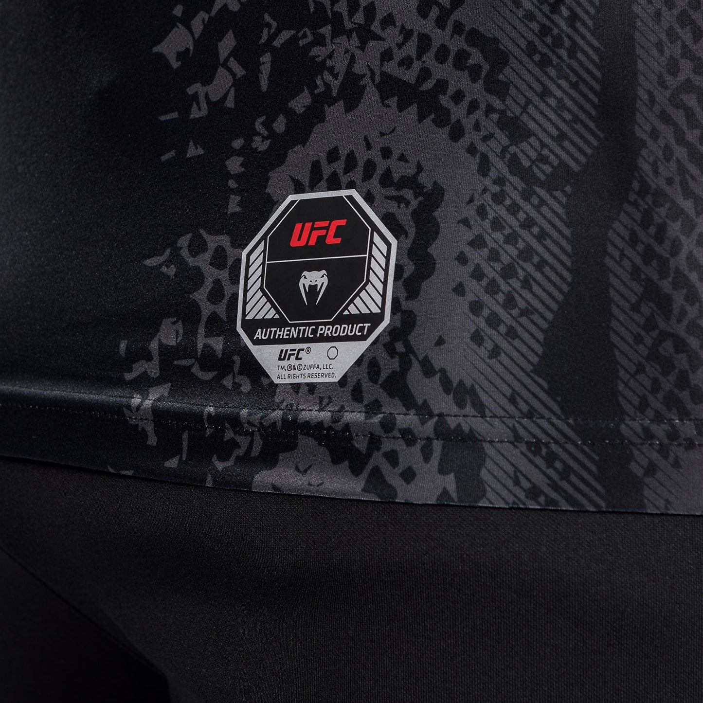 UFC Adrenaline by Venum Authentic Fight Night Menâ€™s Walkout Jersey - Black