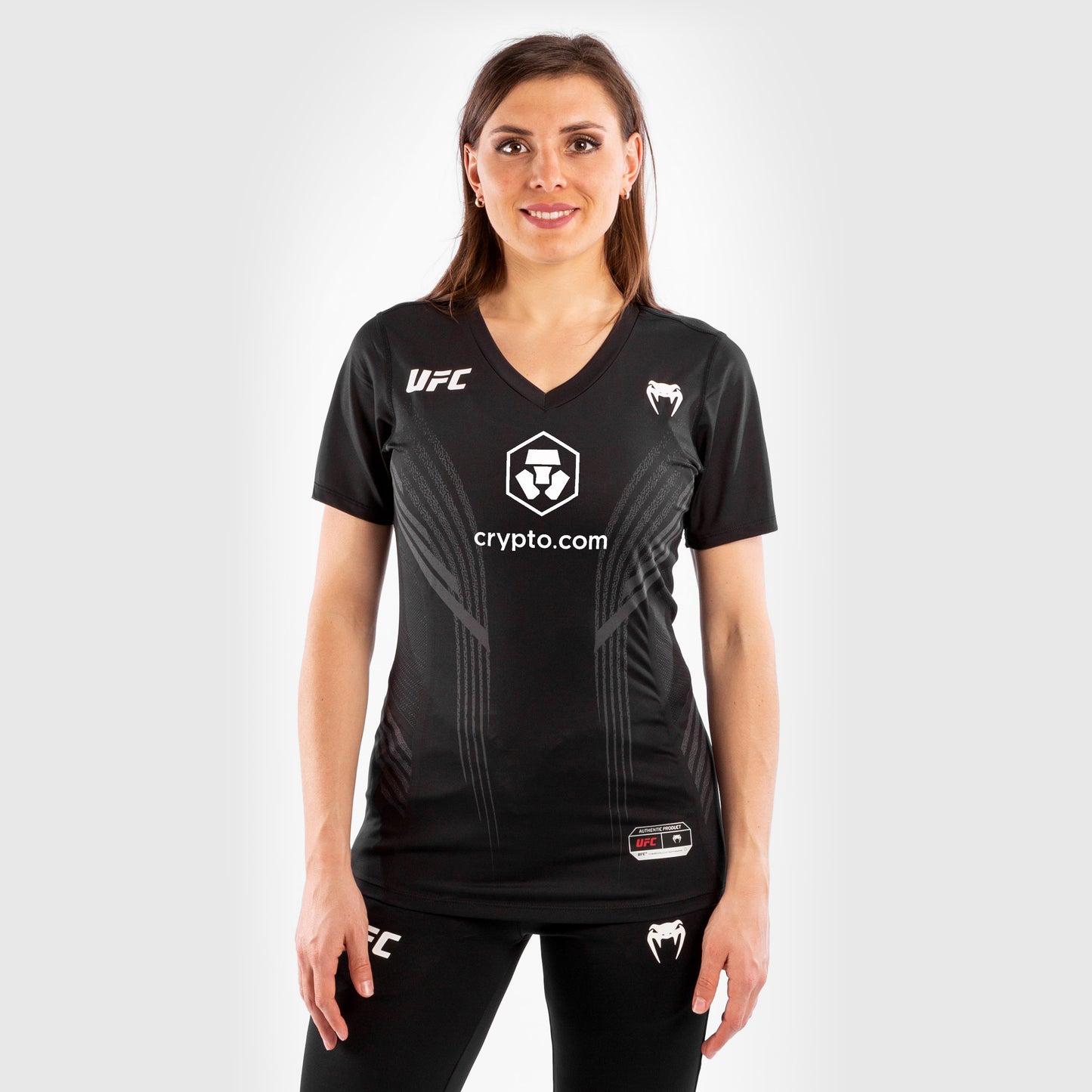 UFC Venum Authentic Fight Night Women's Walkout Jersey - Black