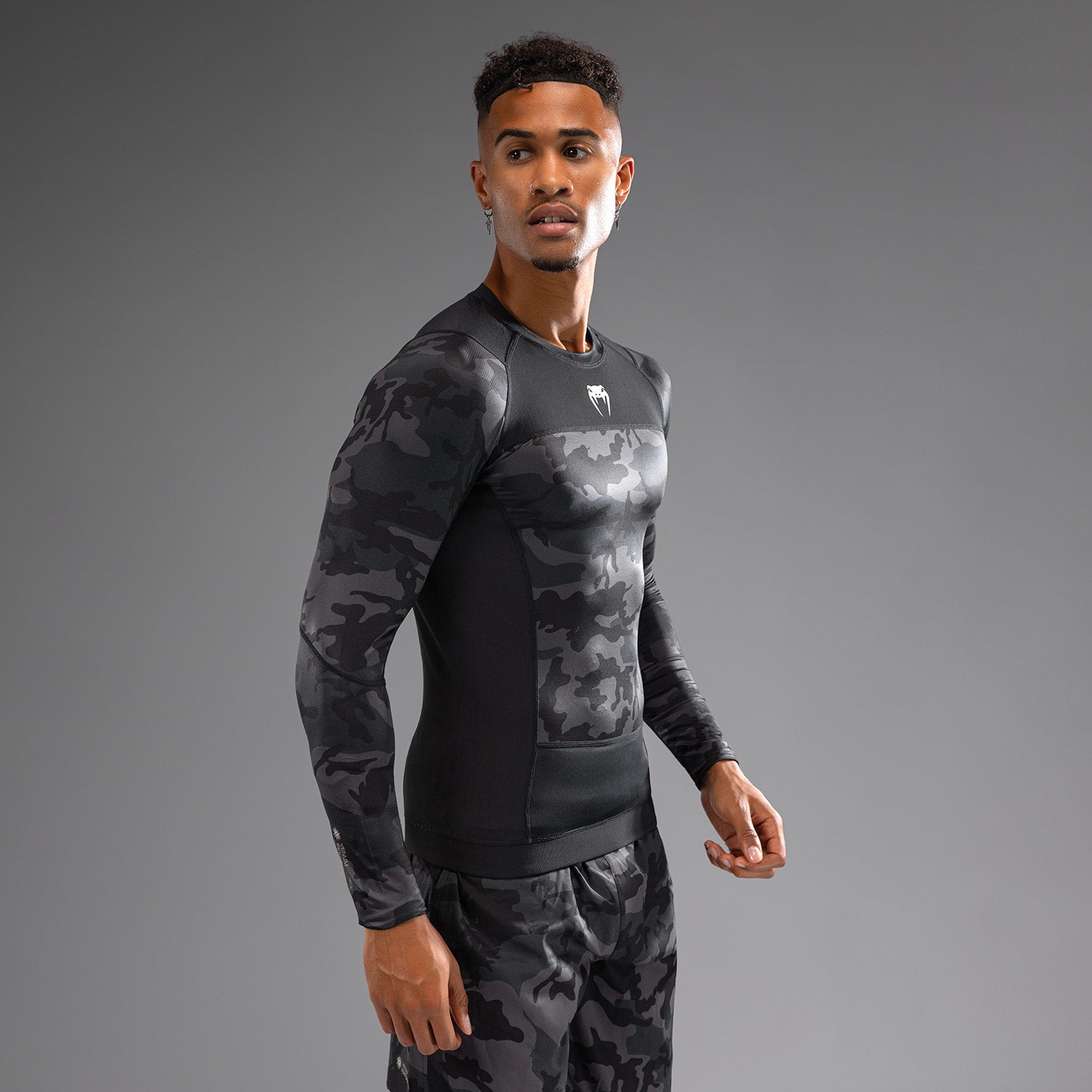 Venum G-Fit Air Men's Long Sleeve Rashguard - Digital Urban Camo