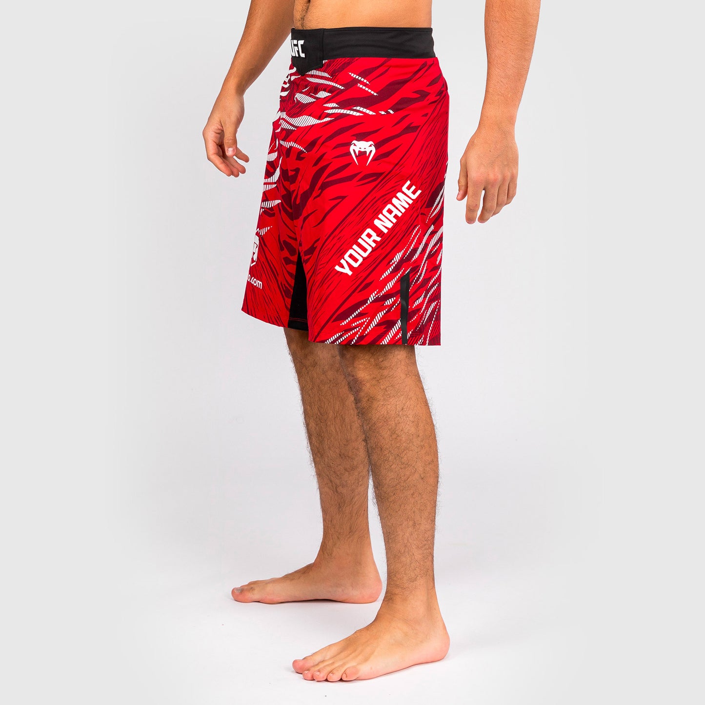 UFC Fusion by Venum Personalized Authentic Fight Night Men's Fight Short - Long Fit - Red