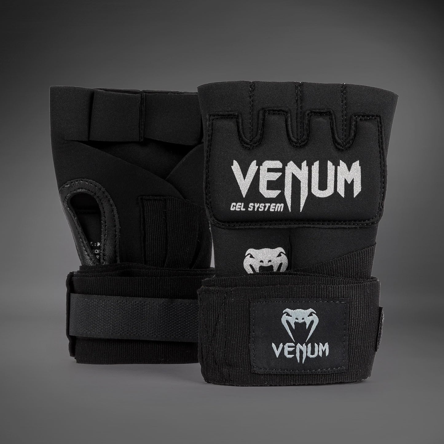 Venum Gel Kontact Quick Wraps - Black/Silver