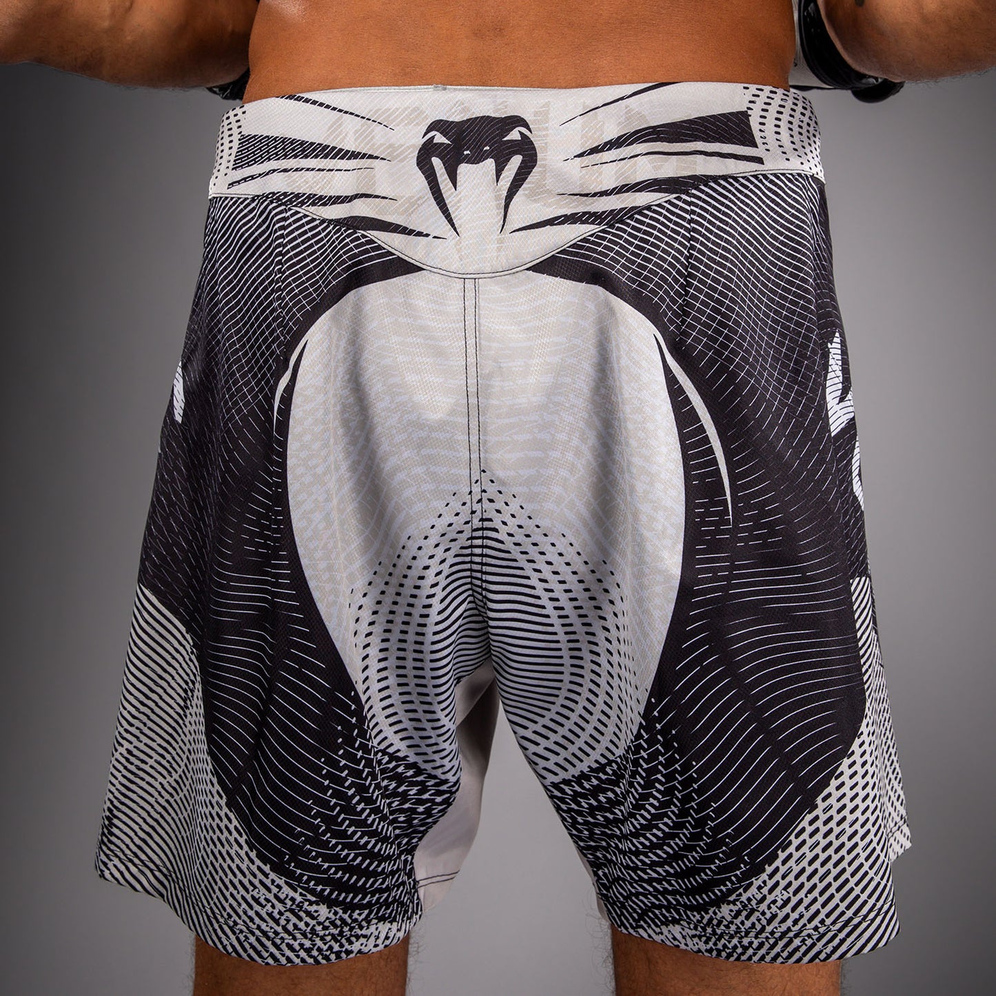 Venum Galactic 3.0 Fight Shorts - Off-White/Black