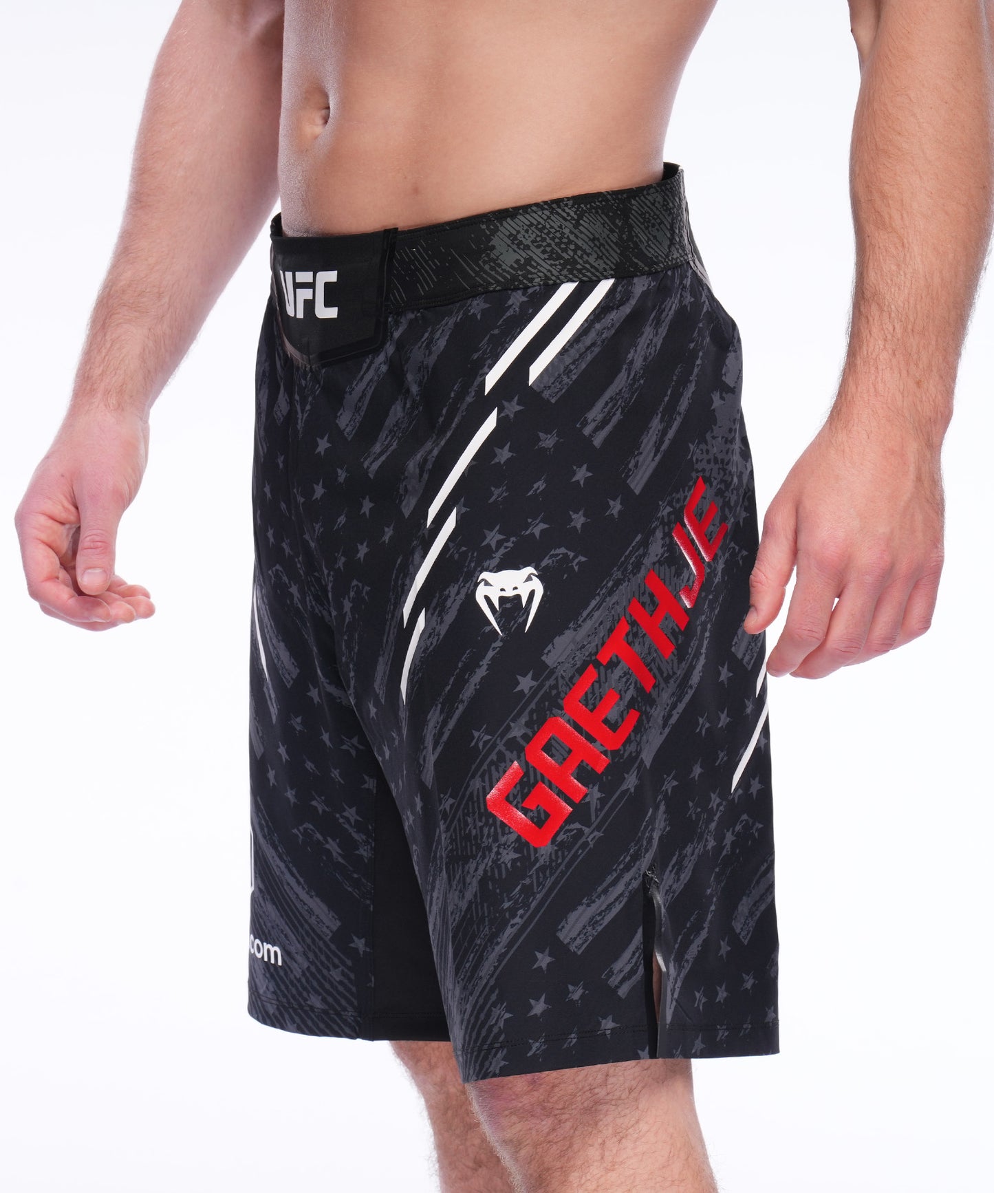 UFC Adrenaline Unrivaled by Venum Justin Gaethje Fightshort - Black/Grey