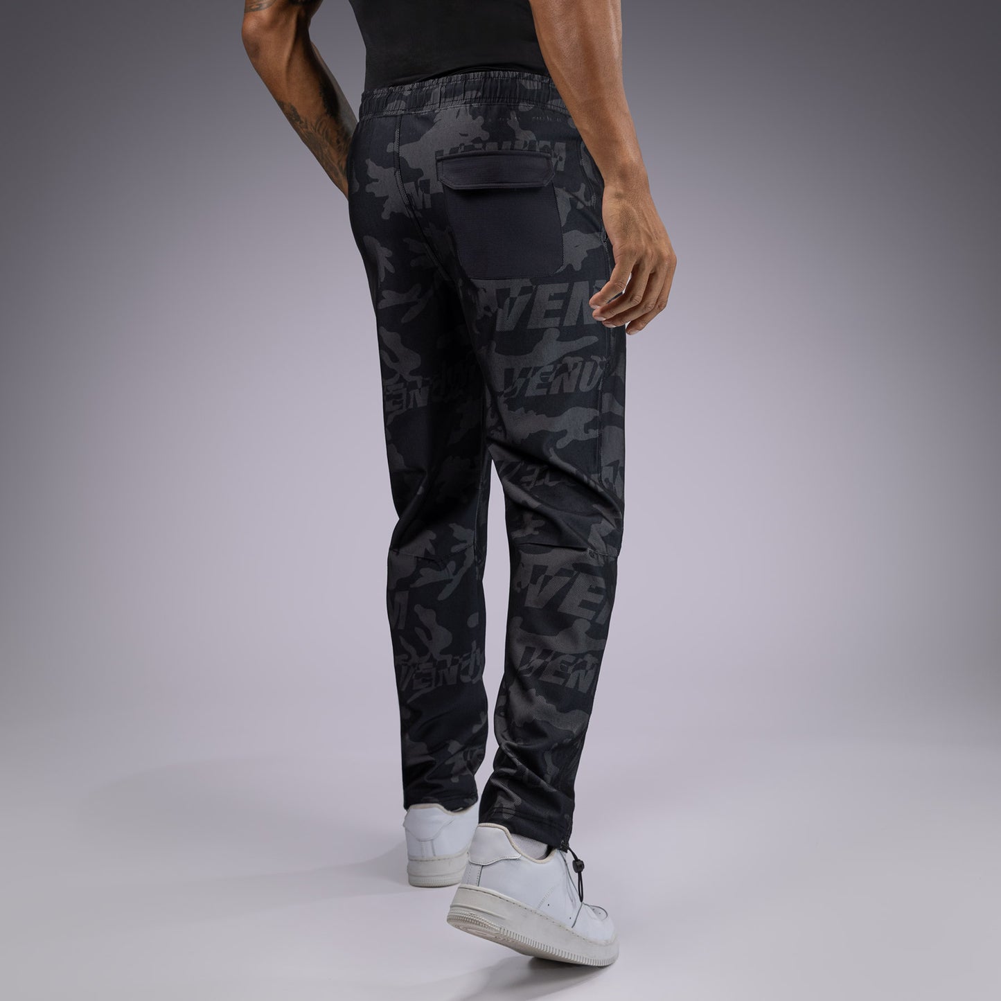 Venum Trooper Men's Tracksuit Pants - Black/Charcoal