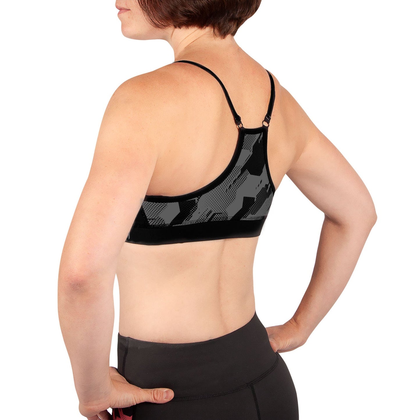 Venum Tecmo Sport Bra - For Women - Black/Black