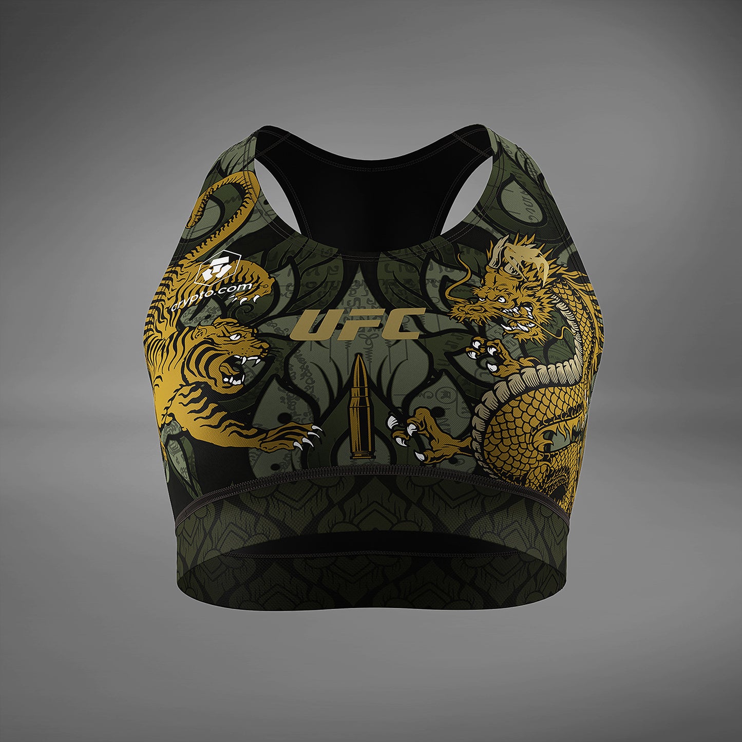 Women’s UFC Unrivaled by Venum Green Valentina Shevchenko Sports Bra