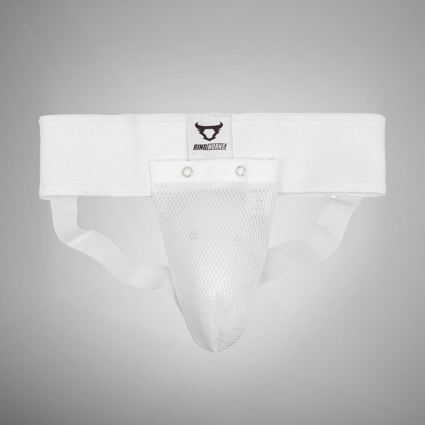 Ringhorns Charger by Venum Kids Groin Guard and Jockstrap – White