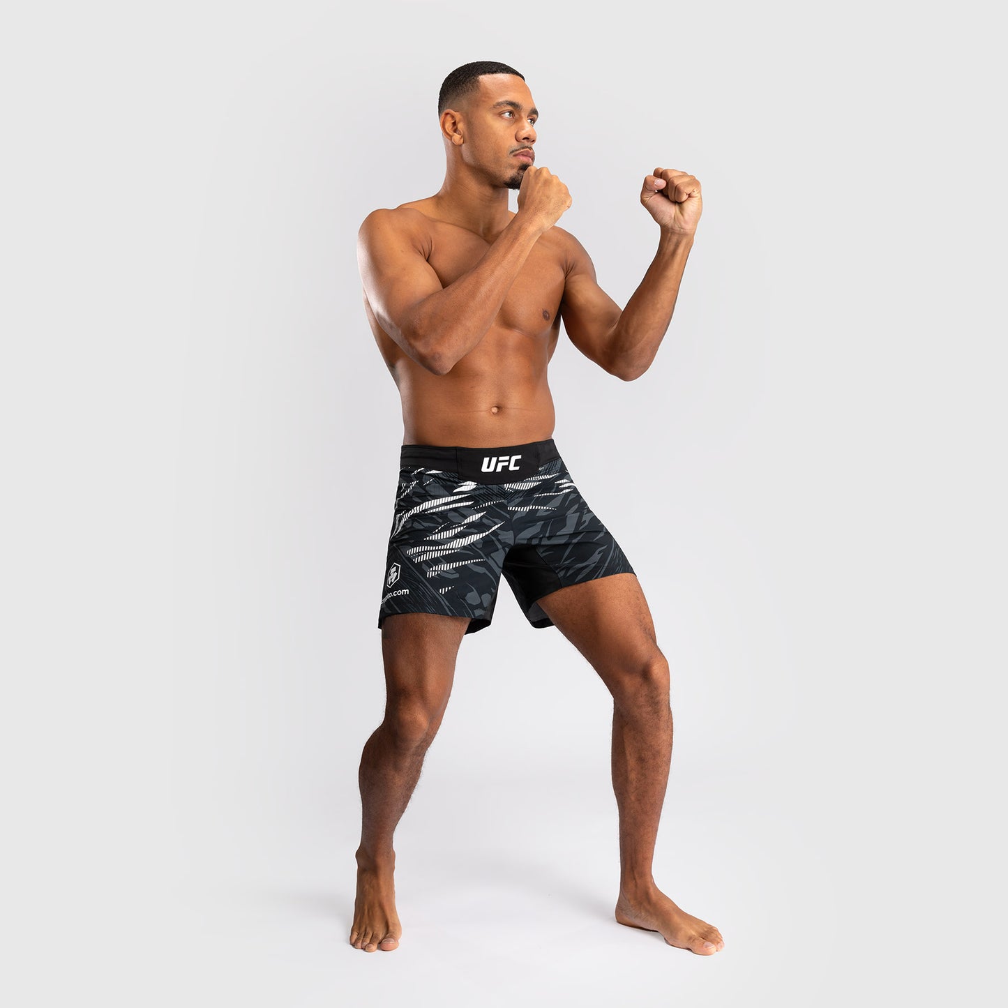 UFC Fusion by Venum Personalized Authentic Fight Night Men's Fight Short - Short Fit - Black