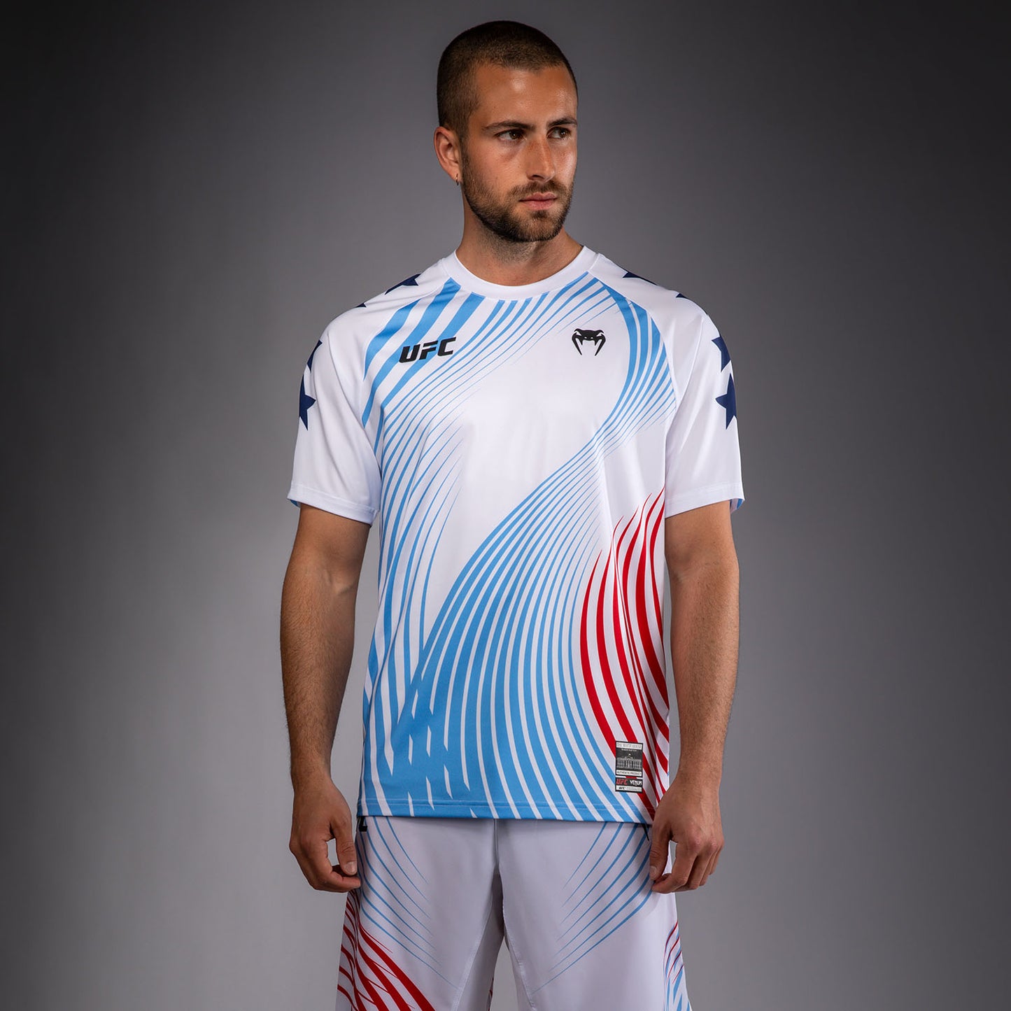 Men's Official UFC Freedom 250 by Venum White Personalized Authentic Fight Night Walkout Jersey