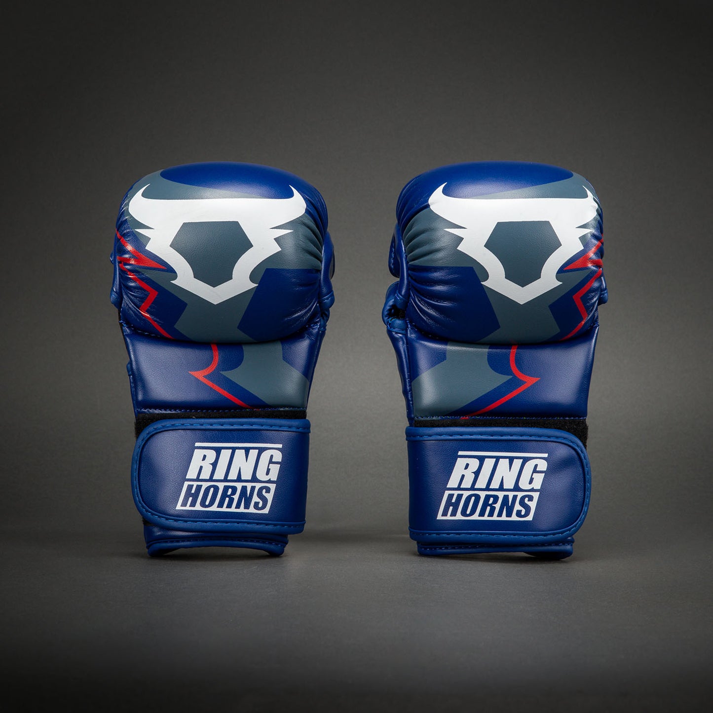 Ringhorns Charger by Venum MMA Sparring Gloves - Navy Blue/Red