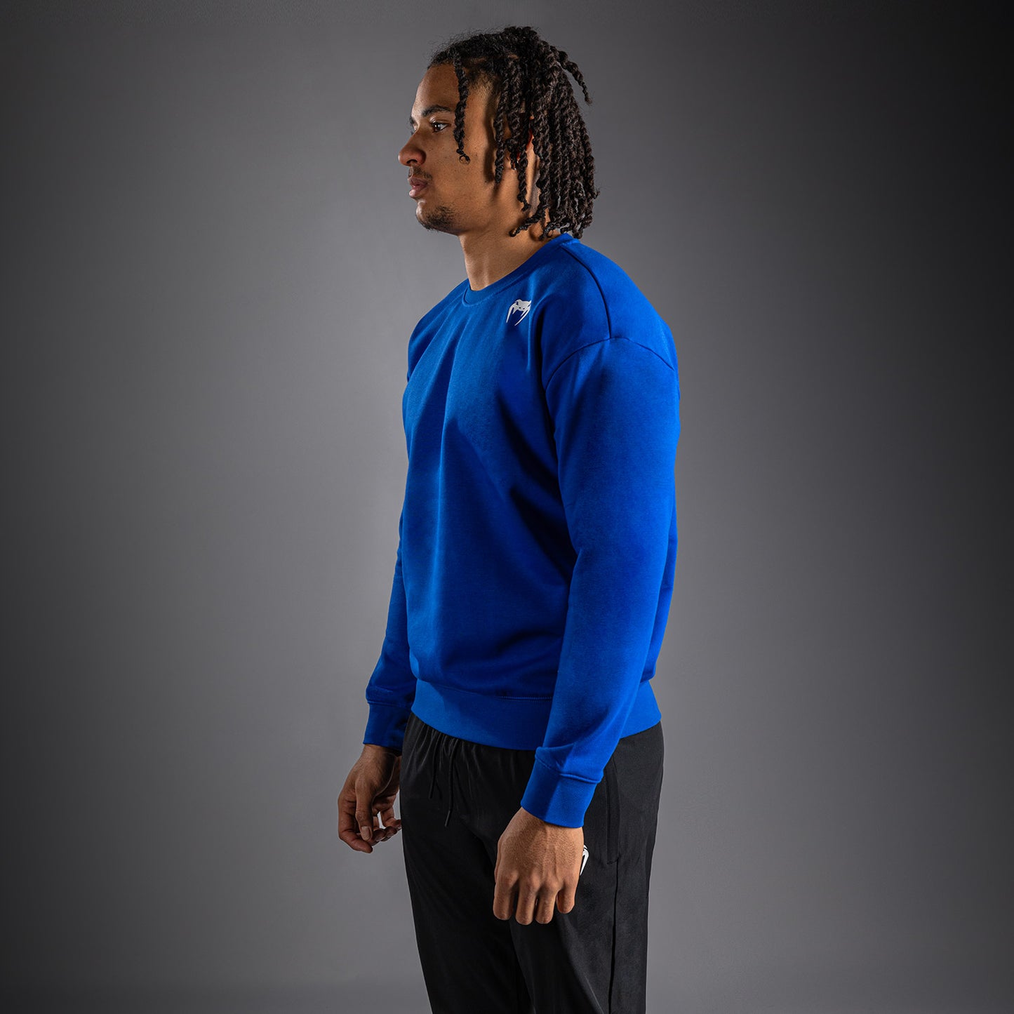 Venum Lineup Fleece Crew Royal - Blue/White