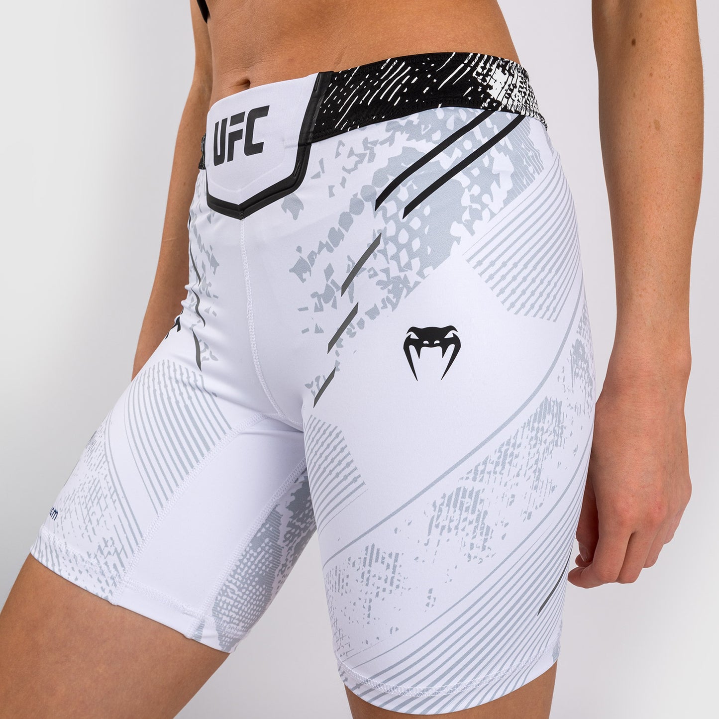 UFC Adrenaline by Venum Authentic Fight Night Women’s Vale Tudo Short - Long Fit - White