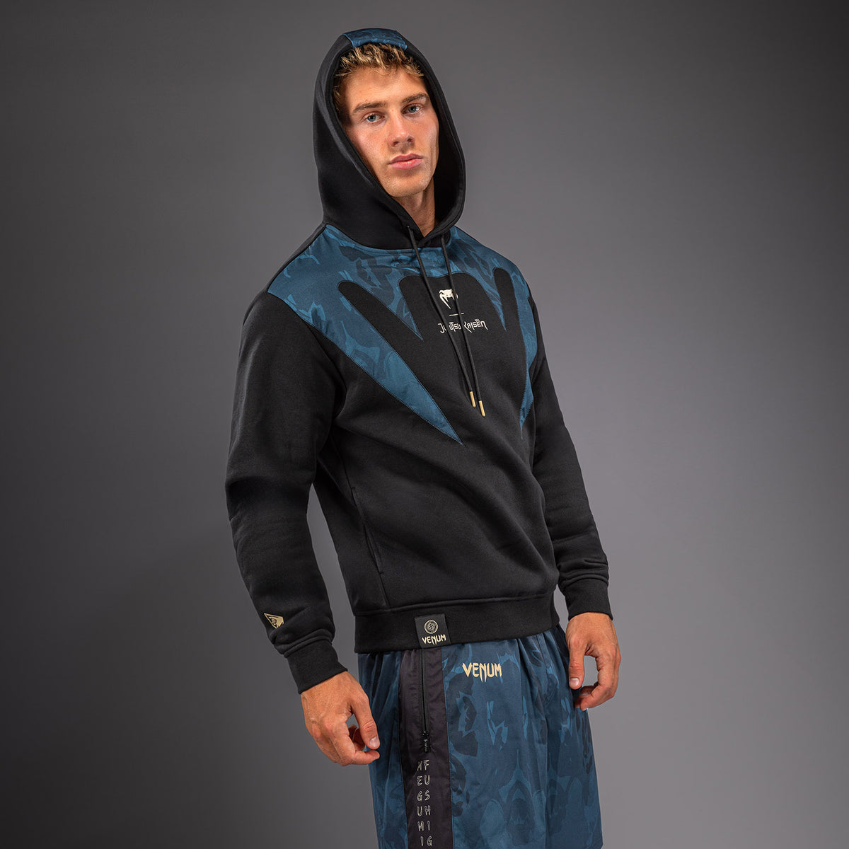 Jujutsu Kaisen x Venum Fushiguro Hoodie - Ocean Blue