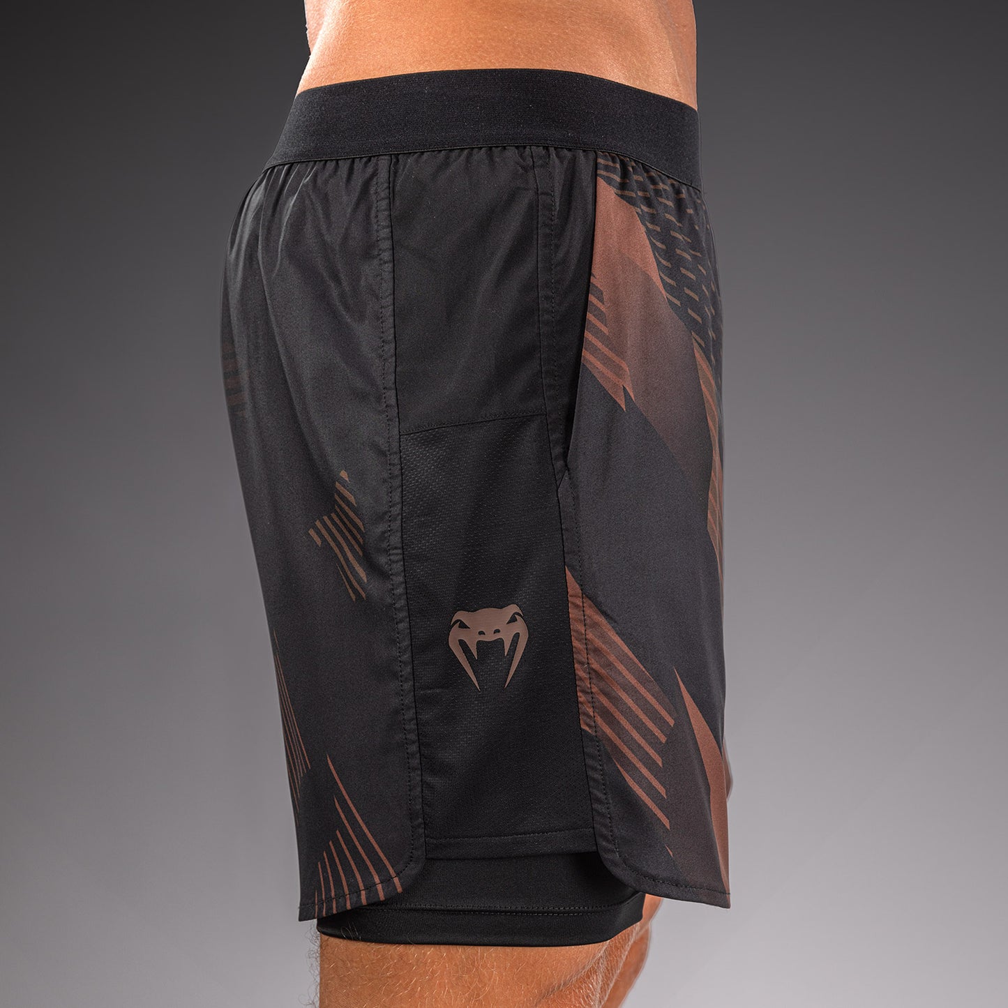 Venum No-Gi 6.0 Training Shorts - Black/Brown