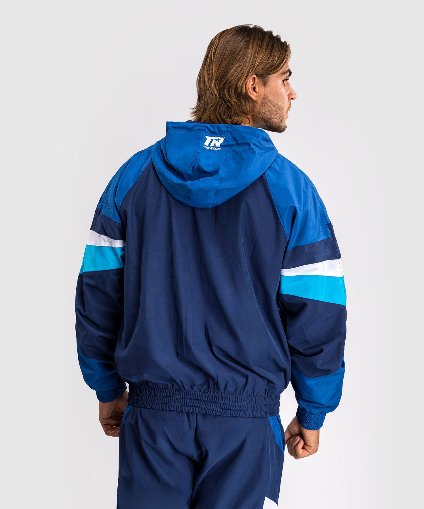 Venum x Top Rank Original Men's Hooded Tracksuit Jacket - Navy Blue