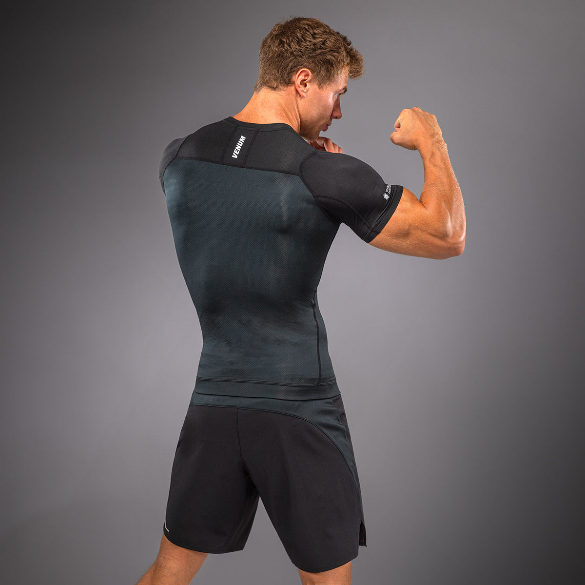 Venum G-Fit Scale Short Sleeve Rashguard - Black