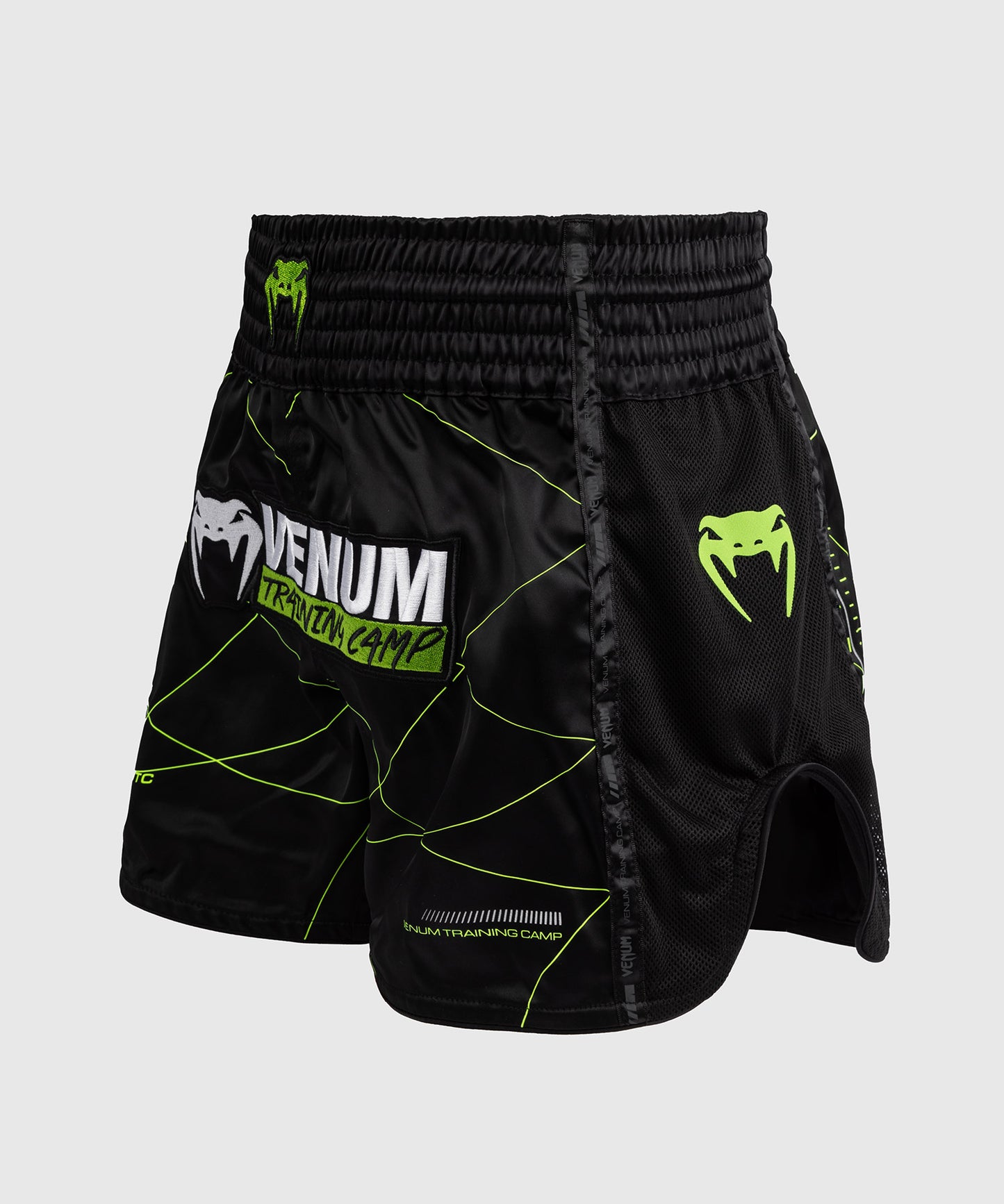 Venum Training Camp 4.0 Muay Thai Short - Black/Neon Green