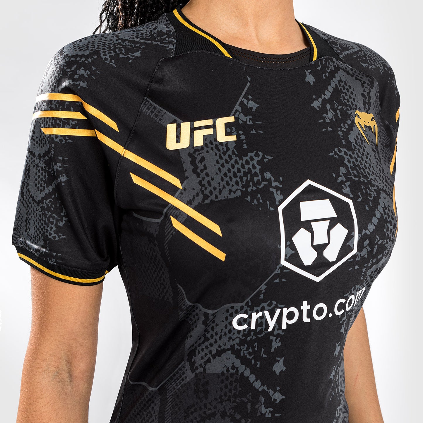 UFC Adrenaline by Venum Personalized Authentic Fight Night Women's Walkout Jersey - Champion
