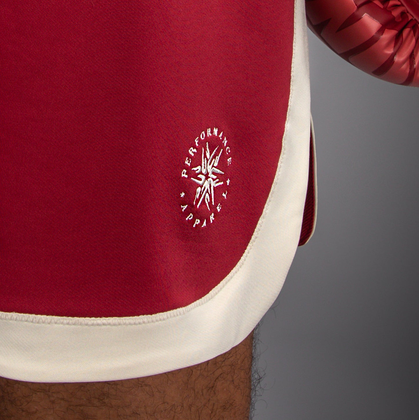 Venum Classic Boxing Shorts – Ruby Red/Ivory