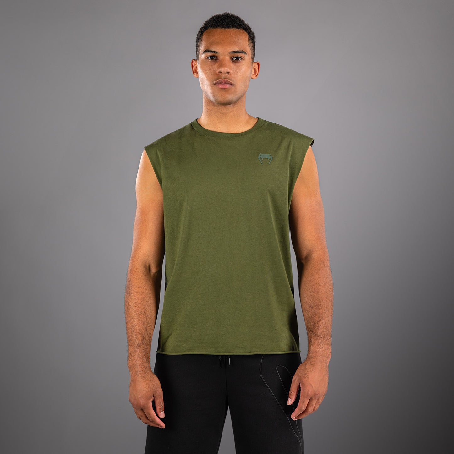Venum Divide Sleeveless T-Shirt - Military Green
