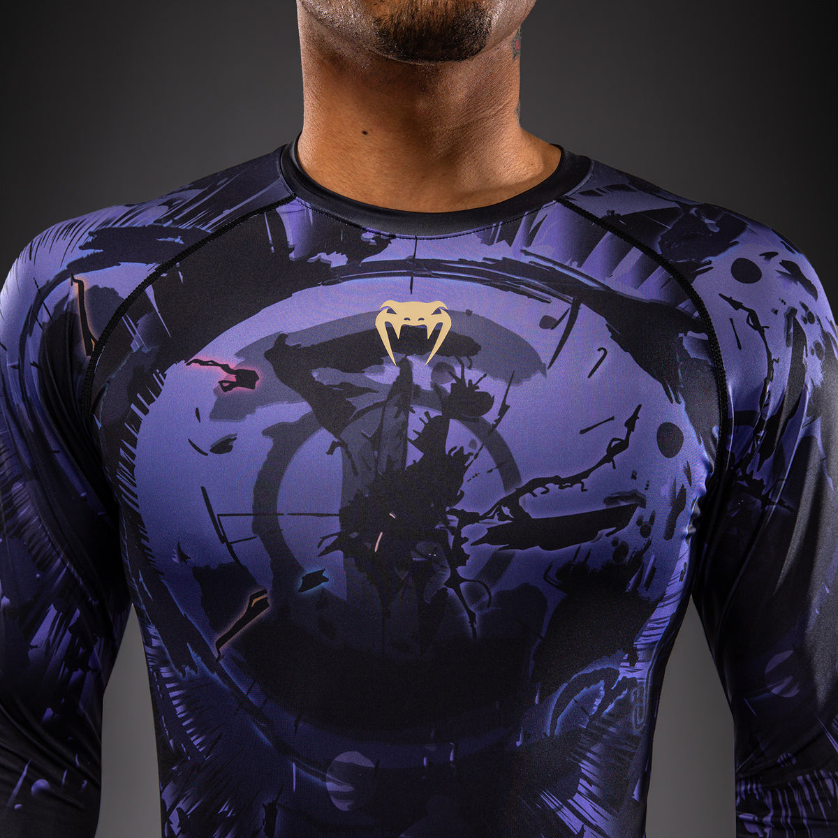 Jujutsu Kaisen x Venum Gojo Long Sleeve Rashguard - Purple