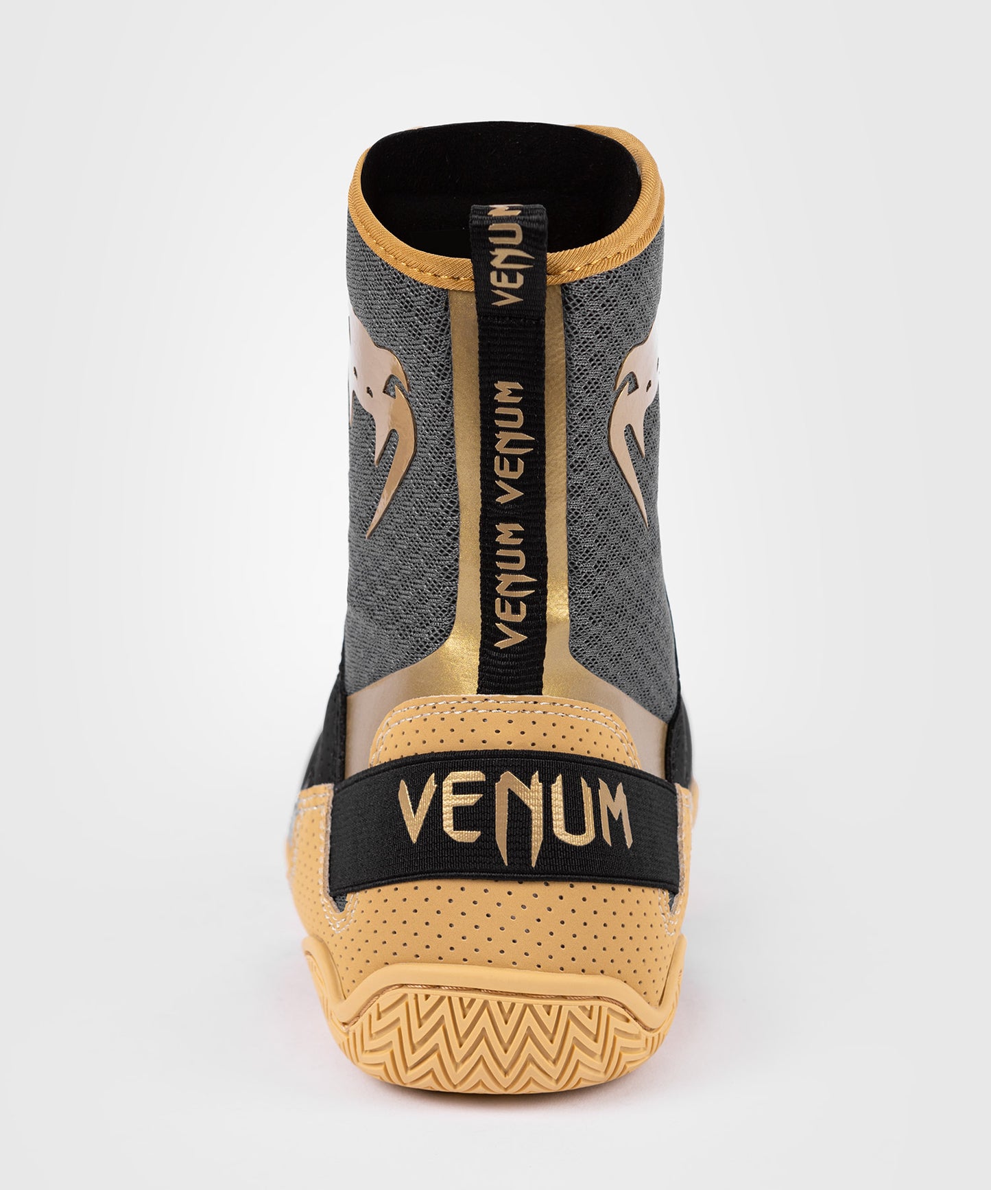 Venum Elite Boxing Shoes - Black/Beige