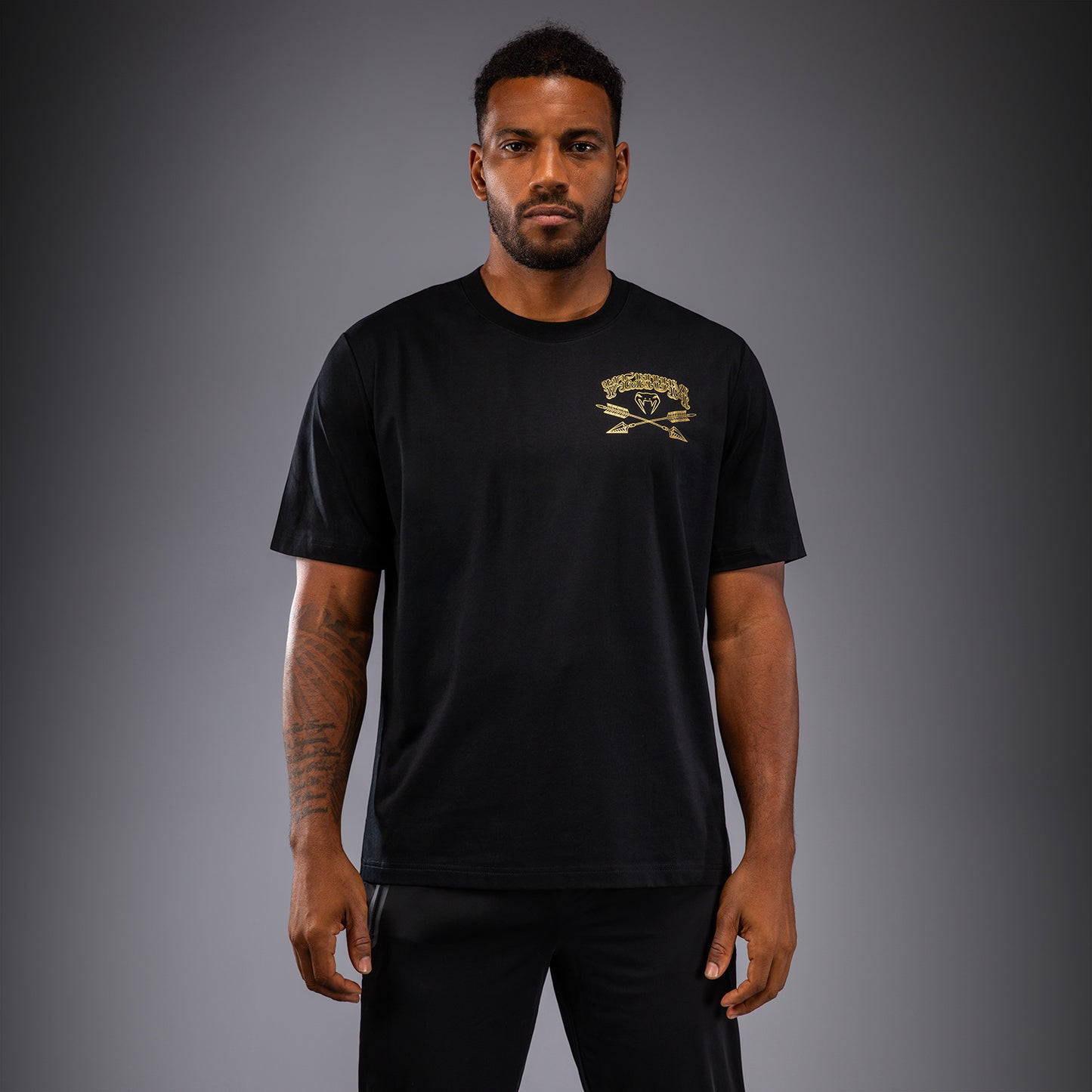 Venum Wolf Atak T-Shirt - Black/Grey