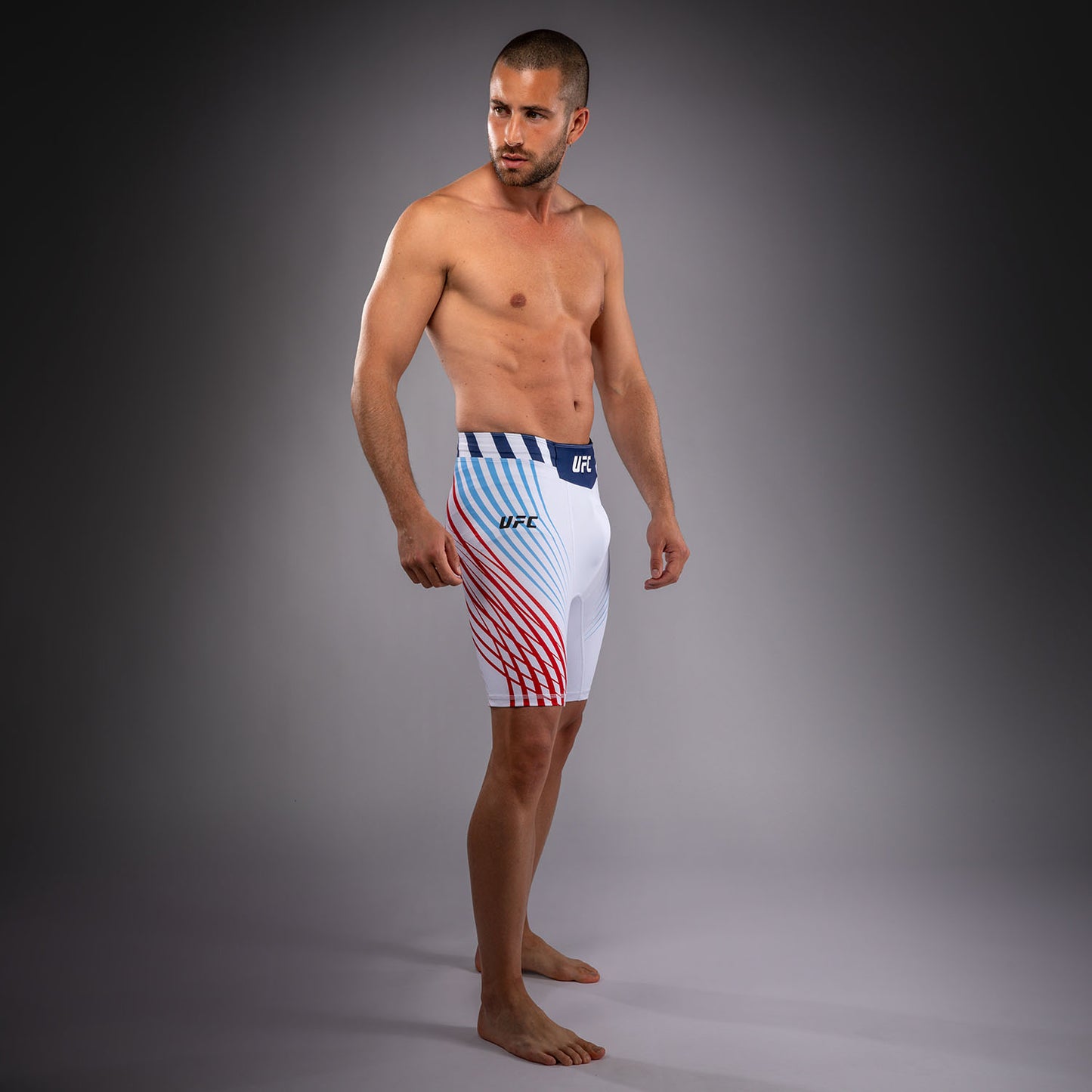 Men's Official UFC Freedom 250 by Venum White Authentic Fight Night Vale Tudo Short