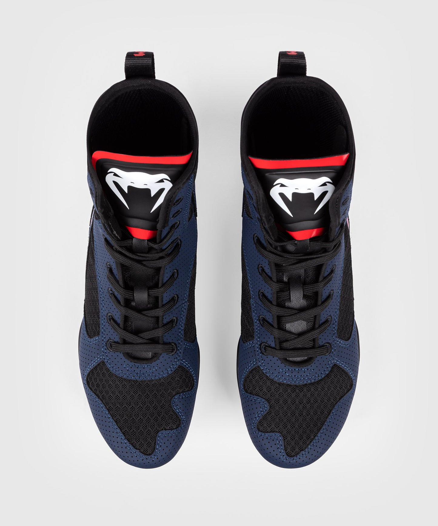 Venum Elite Boxing Shoes - Navy/Black/Red