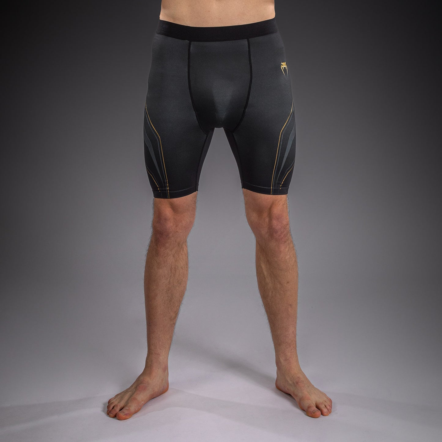 Venum Streamline Vale Tudo Shorts - Black/Gold