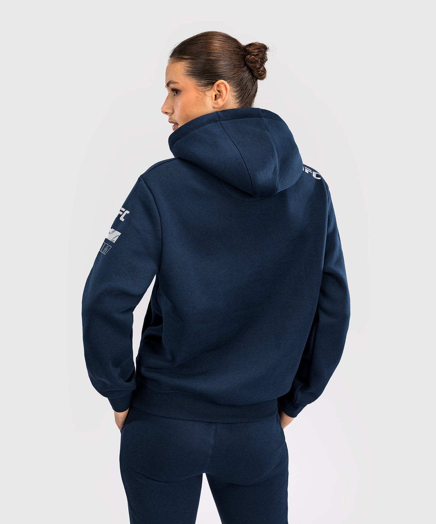 UFC Fusion by Venum Fight Week Women’s Pullover Hoodie - Solid Oceanic Blue
