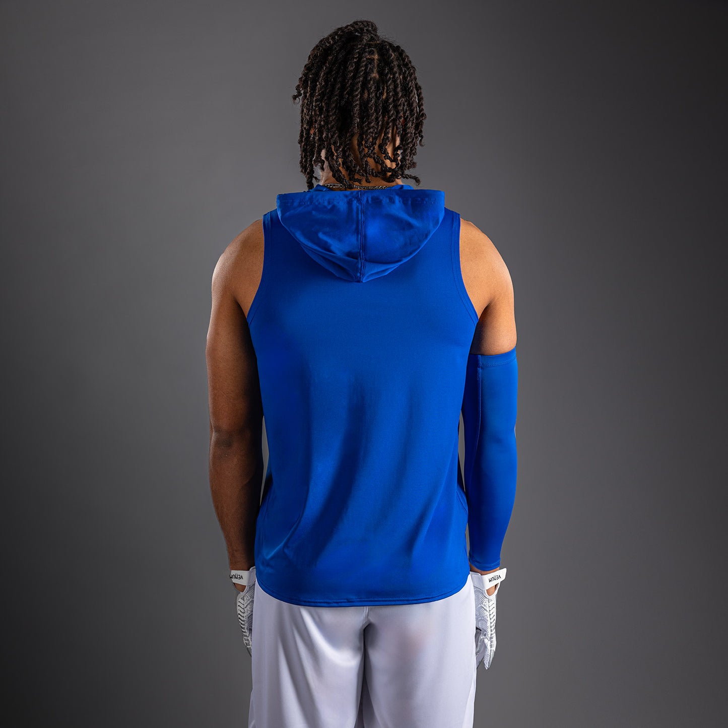 Venum Elite Sleeveless Dry-Tech Hoodie - Royal Blue