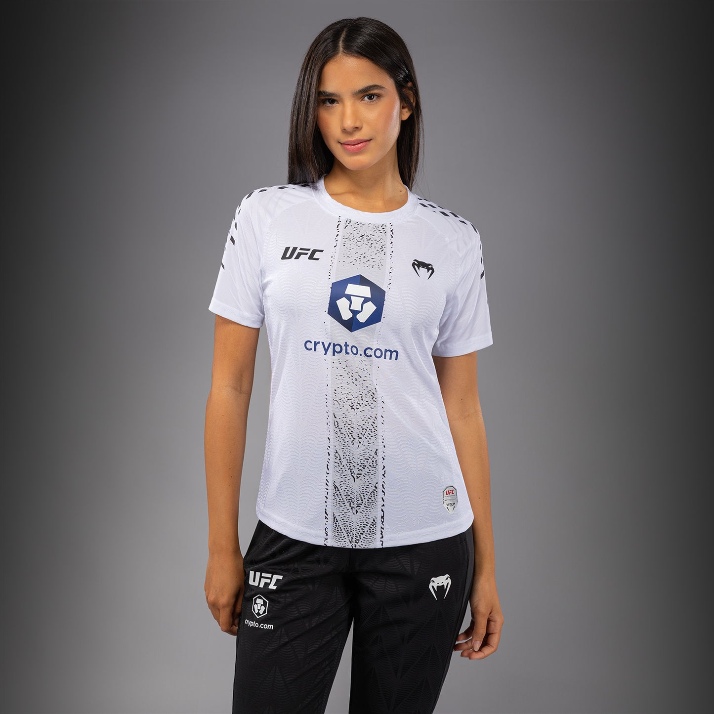 Women's UFC Zenith by Venum White Authentic Fight Night Walkout Jersey