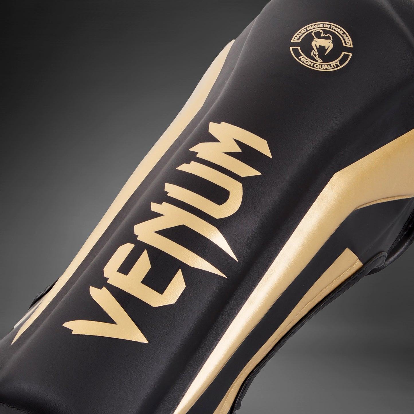 Venum Elite Standup Shin guards - Black/Gold
