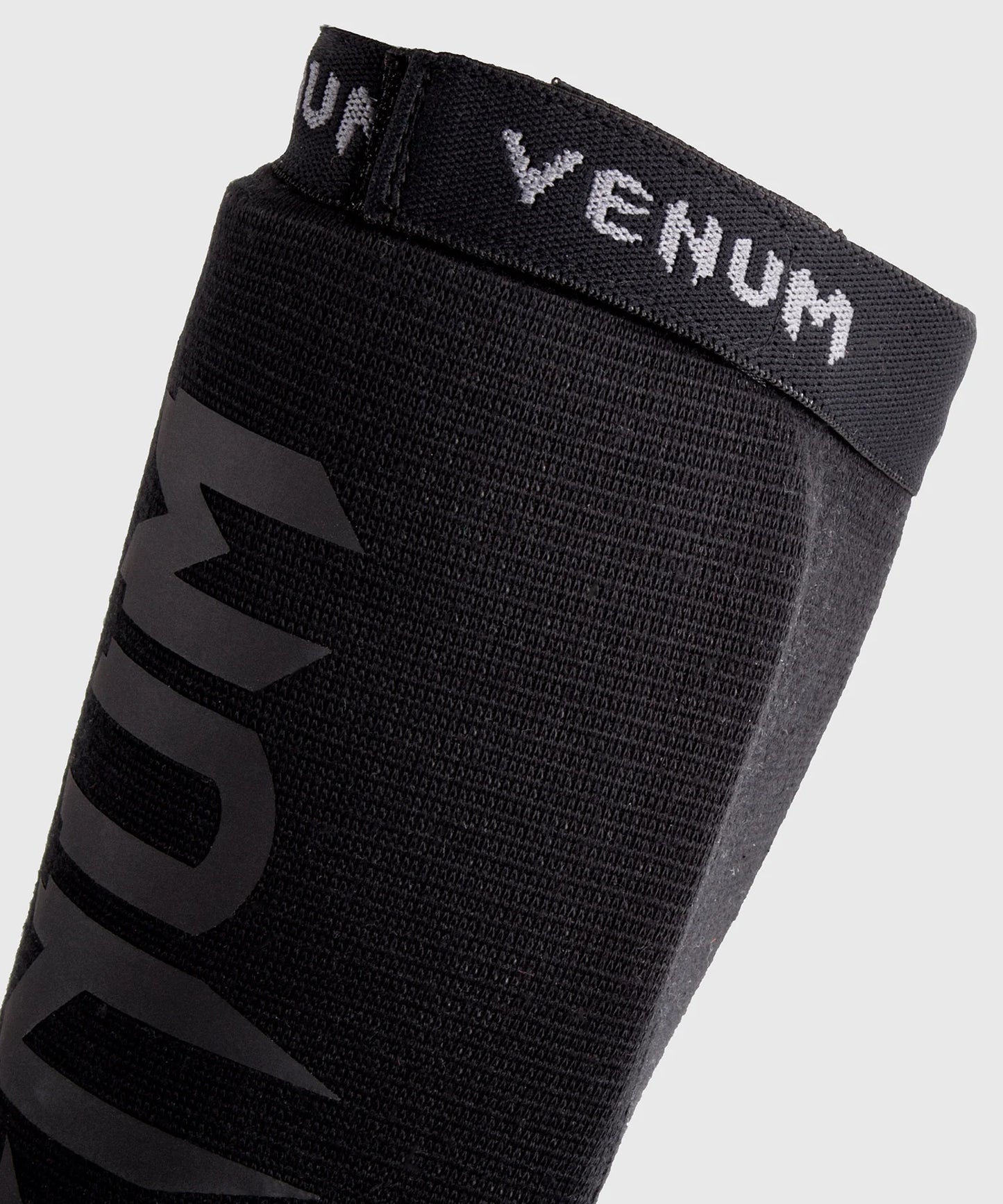 Venum Kontact Shin Guards Without Foot - Black/Black
