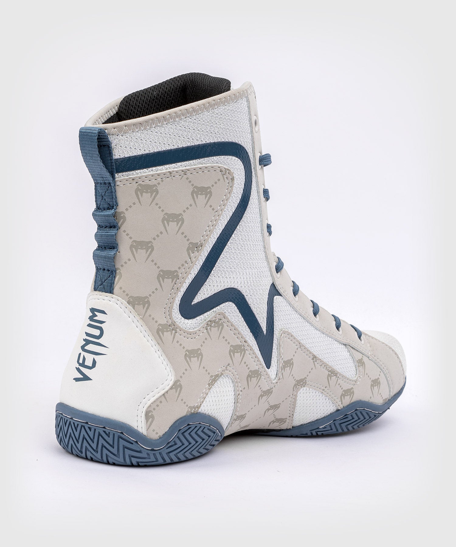 Venum Elite Evo Monogram Boxing Shoes – Black/Brown - Venum