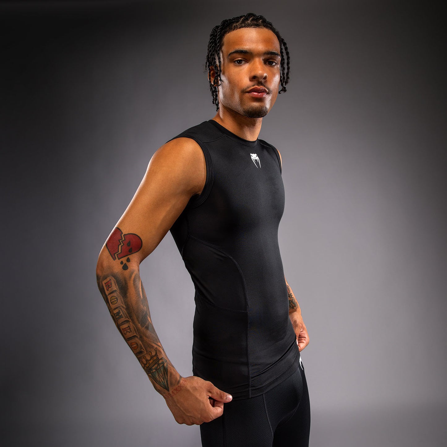 Venum MX Basics Tank Top - Black/White