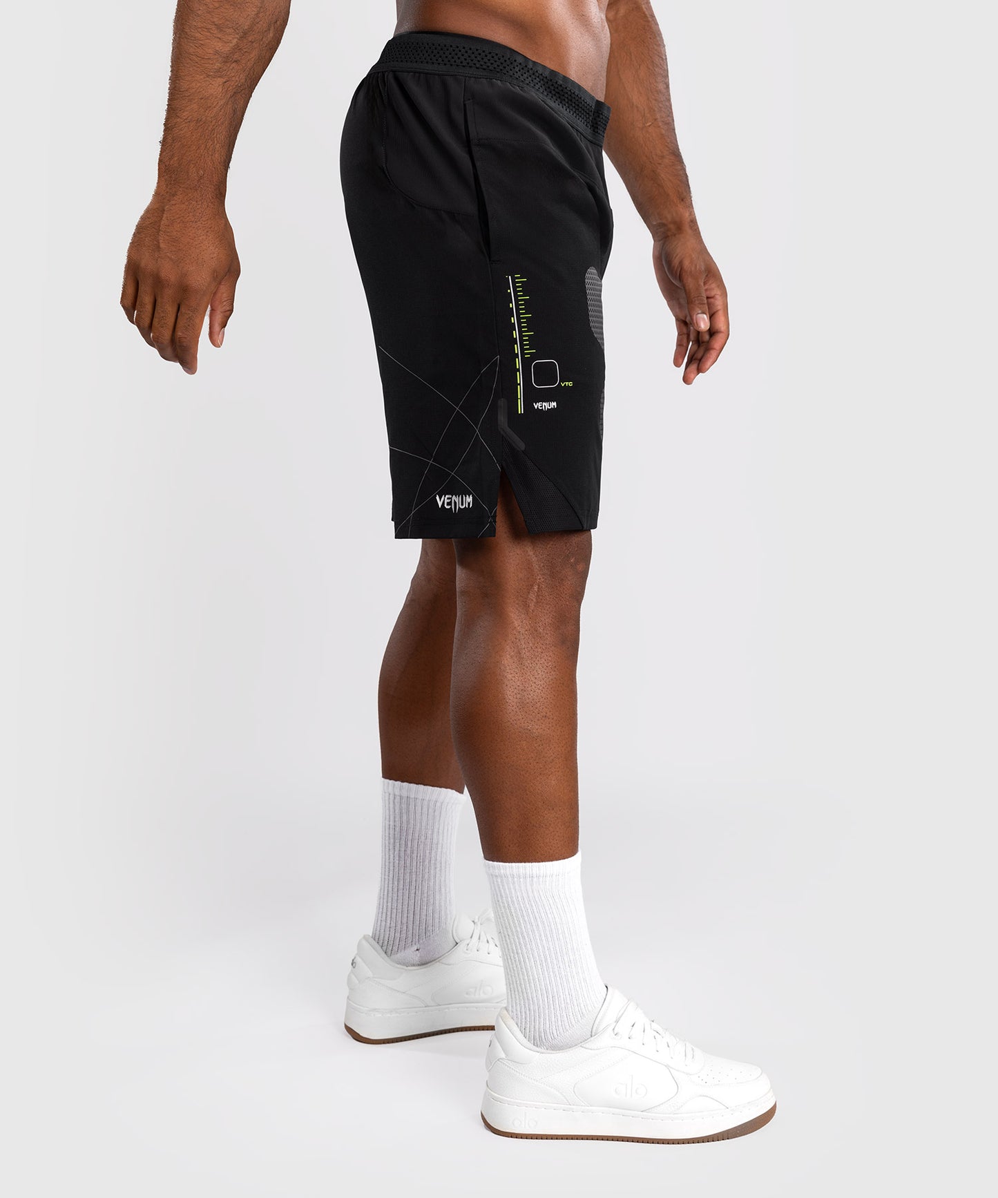 Venum Training Camp 4.0 Training Short - Black/Neon Green
