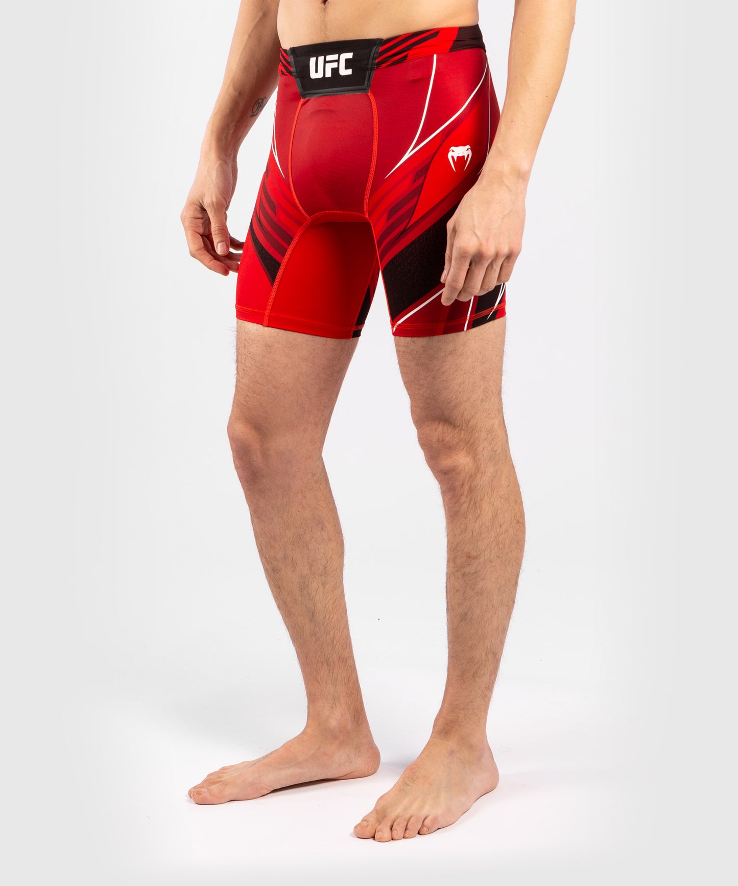 UFC Venum Authentic Fight Night Men's Vale Tudo Shorts - Short Fit - Red