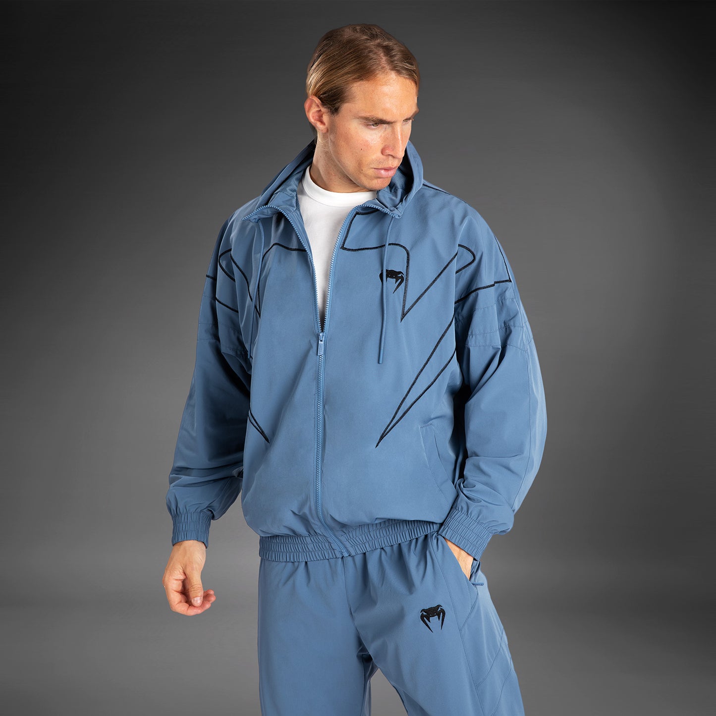 Venum Attack 90 Tracksuit Jacket - Blue/Black