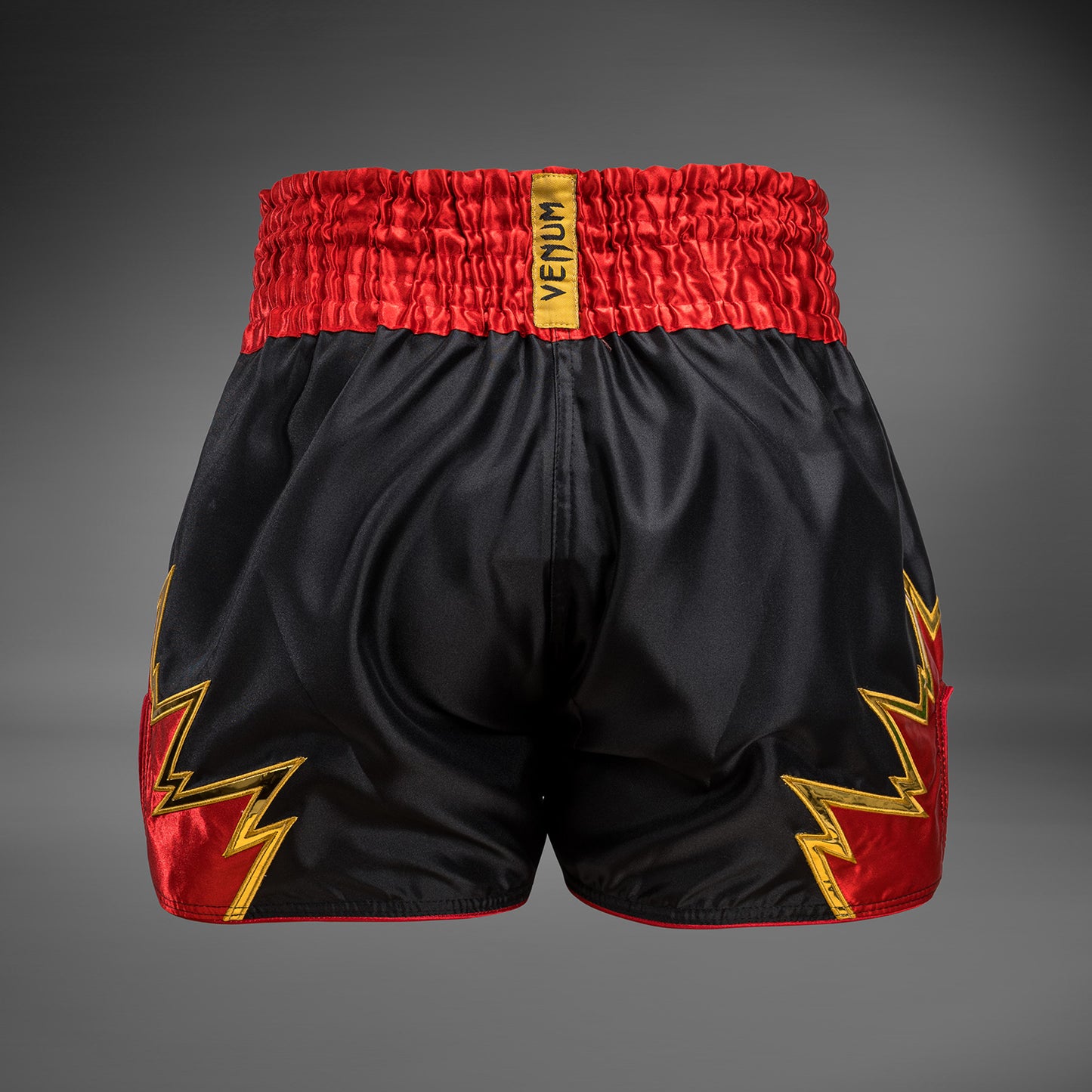 Venum Inferno Muay Thai Shorts - Black/Gold/Red