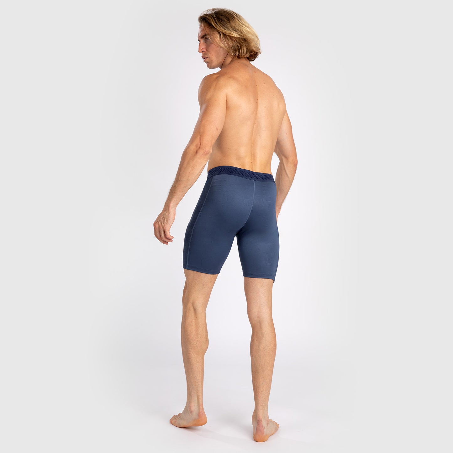 Venum Attack Men's Vale Tudo Short - Navy Blue