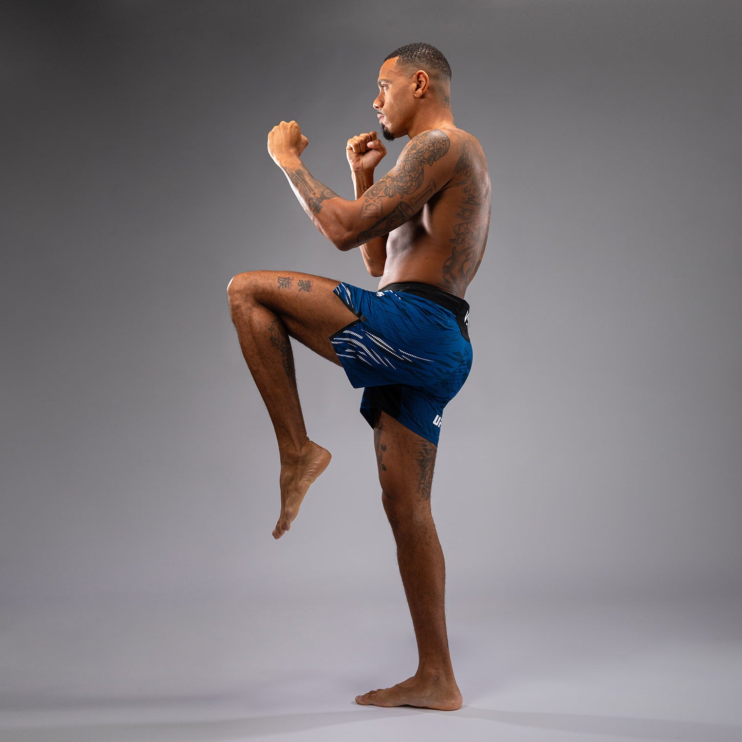UFC Fusion by Venum Authentic Fight Night Men’s Fight Short - Short Fit - Blue
