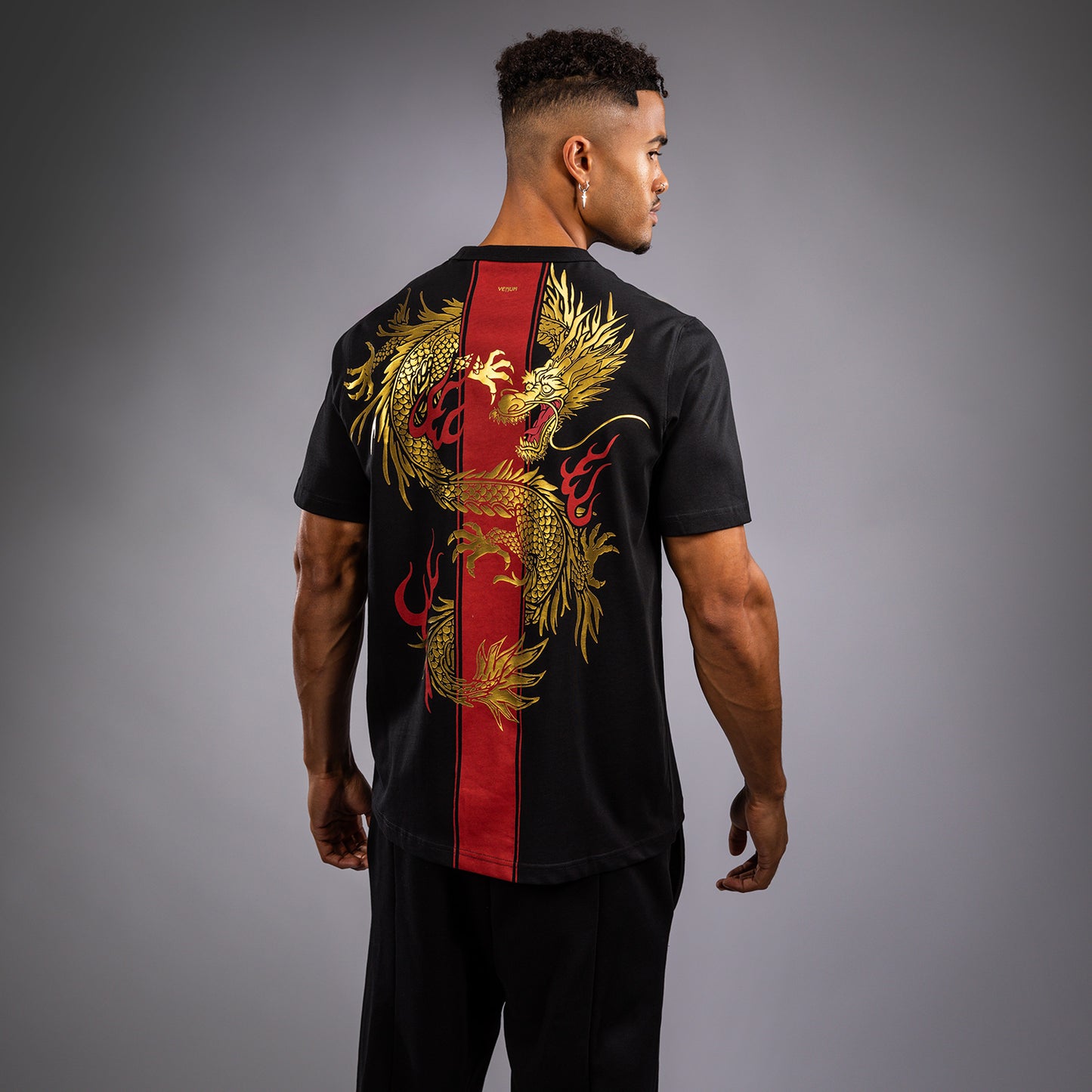 Venum x TEKKEN 8 - Marshall Law T-Shirt - Black/Red/Gold
